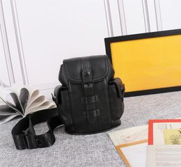 Bags Genuine Crossbody Christopher Xs Backpack Taurillon Side Pockets Buckle Holds Wallet Phone