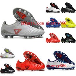 MORELIA NEO III 3 Beta FG mens soccer Shoes outdoor cleats Football Boots Core Black Red scarpe da calcio