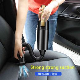 Household Car 120W 7000PA Handheld Wired Vacuum Portable Sweeper Cleaner Wet Dry Dual-use Keep Cleaning