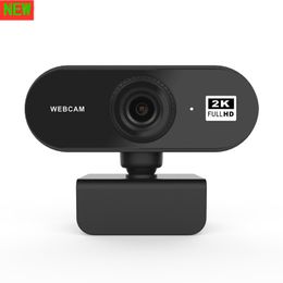 2K Full HD Webcams Autofocus With Microphone USB Cam For PC Computer Mac Laptop Desktop YouTube Webcamera