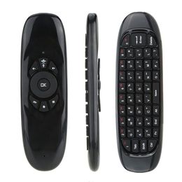 C120 Fly Air Mouse 2.4G Mini Wireless Keyboard with Backlit Rechargeable Remote Control for PC Android TV Box