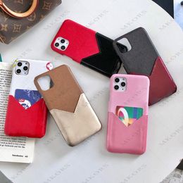 Floral Design Phone Case for iPhone 12 12pro 11 11pro X Xs Max Xr 8 7 6s Plus Card Slot Shell Cover for Samsung S20 S10 S9 S8 Note 20 10 9 8