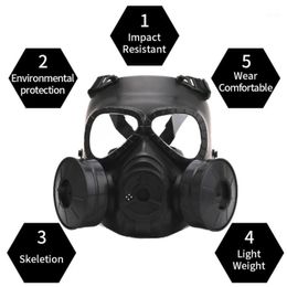 Tactical Hood 2021 Style Gas Mask Breathing Creative Stage Performance Prop For CS Field Equipment Cosplay Protection Halloween Evil1