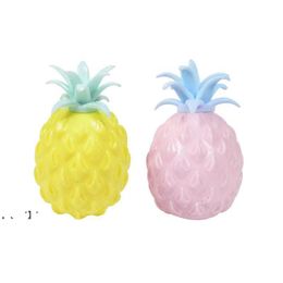 NEWCreative Children's Color Cartoon Cute Pineapple Finger Squeeze Elastic Soft Toy Adult Office Stress Ball Portable Holiday And LLD11