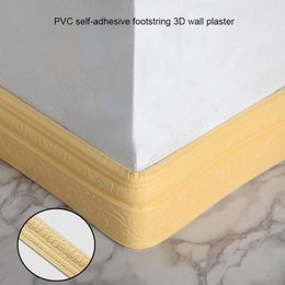Wall Stickers 2.3M Trim Line Skirting Border 3D Pattern Sticker Decoration Self Adhesive Household Decor