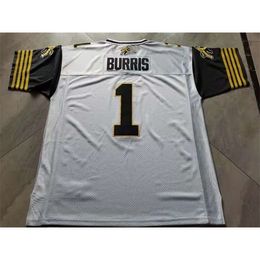 sjzl rare Football Jersey Men Youth women Vintage Hamilton Tiger-Cats 1 Henry Burris JERSEYS Size S-5XL custom any name or number