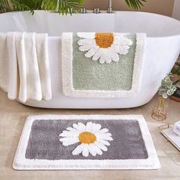 Soft Water Absorption Bath Mat in the Anti-slip Rug Toilet Bathtub Liing Room Door Bathroom Foot Floor Mats Carpet 210301