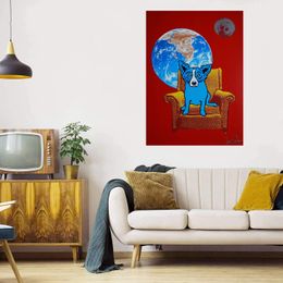 Animal Huge Oil Painting On Canvas Home Decor Handpainted &HD Print Wall Art Pictures Customization is acceptable 21062026