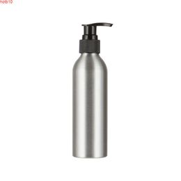 Aluminum Travel Bottle Empty Press Screw Pump Emulsion Storage Containers Refillable Shampoo 40 50 100 120 150 250ml 20pcs/lotgood