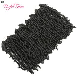 Synthetic Hair Extension 12inch Butterfly Locs Crochet knots Chemical Fiber locks Braidrf Butterflies Knitting pre Spot 2021 Butterflies