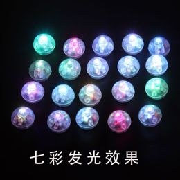 Luminous circle ball lamp LED switch Colourful flashing accessories Small 7 Small Candy Spacer Balloon Round Lights light toy