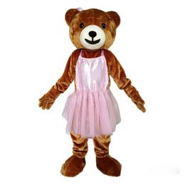Halloween Bear Mascot Costume High Quality Customize Cartoon Anime theme character Unisex Adults Outfit Christmas Fancy Party Dress