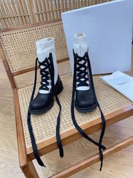 Stivali alti elastici da donna con plateau floccato con tacco alto da donna autunno inverno scarpe alla caviglia us35-40
