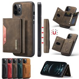 Phone Cases magnetic buckle Card Slot Wallet Stand PU Leather Case Cover for iPhone15 14 13 12 11 pro max xs xr 7 8 Samsung S23Ultra S22 S21 Ultra S20 Plus Note20 A21S