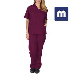 Medigo-060 Style Women Scrubs Tops+pant Men Medical Uniform Surgery Scrubs Shirt Short Sleeve Nursing hospital Uniform Pet grey's anatomy Doctor Workwear