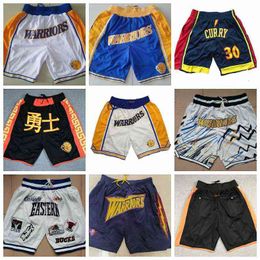 Men's shorts Men\\rGolden\\rState\\rWarriors just don, Finely embroidered basketball shorts,Fine tight embroidered zip-up pocket basketball shorts
