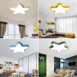 Modern children's room amusement park light living room bedroom LED Colourful star ceiling lamp