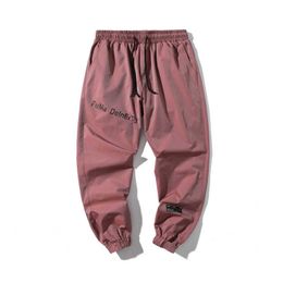 Men's Casual Oversize Tie Dye Pants 2021 Autumn New Fashion Woman Trousers Korean Streetwear Vintage Male Clothing Y0927