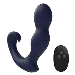 Nxy Sex Vibrators Anal Vibrator for Men Male Masturbator Prostate Massage Remote Control Butt Plug Erotic Adult Toy Women 1227