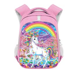 Unicorn Backpack for Girls Children School Bags Kawaii Toddlers School Backpacks Cartoon Kindergarten Bag Kids Bookbag Gift 211217