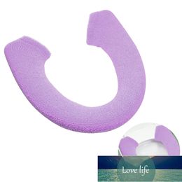 Warm Thicken Toilet Seat Covers Button Style Toilet Seat Cushion Mat Pad (Purple) Factory price expert design Quality Latest Style Original Status