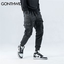 GONTHWID Side Zipper Pockets Cargo Harem Joggers Pants Men Hip Hop Casual Harajuku Streetwear Sweatpant Trousers Male Pants 210930
