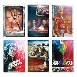2022 Vintage Movie Metal Painting Posters Plaque Vintage Classic Movies Tin Sign home Wall Decor for Bar Pub Living Room Man Cave as gift arts crafts