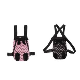New Fashion Dog Cat Pet Dog Puppy Carry Front Carrier Outdoor Backpack Bag With Cute Bowknot Pattern Pet Support for sale 717 K2