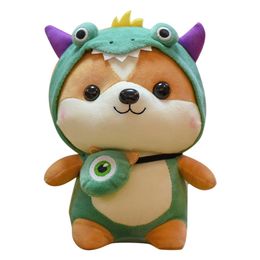 25cm Creative Squirrel Doll Cute Mutable Plush Toy Children's Send Female Birthday Gift 210728