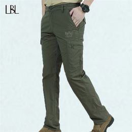 Tactical Military Pants Men Summer Cargo Waterproof Quick Dry Man Multi Pockets Thin Breathable Trousers Casual Sportswear 210715
