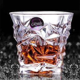 Brand Wine Glass Lead-free Heat Resistant Transparent Crystal Beer Whiskey Brandy Vodka Cup Multi Pattern Drinkware Bar Gifts Y200106