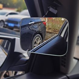 Adjustable Car Interior Auxiliary Blind Spot Mirror Frameless 360 Degree Wide Angle Rearview Mirror Auto Accessories