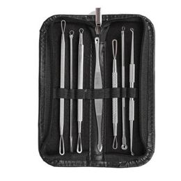 2021 Blackhead Remover Tool Acne Comedone Pimple Blemish Extractor Remover Tool Kit Set incloud box sales gift for customers