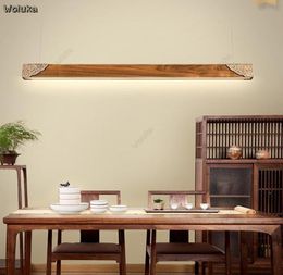 Pendant Lamps Chinese Style Restaurant Chandelier Bar Table Living Room Led Strip Light Modern Minimalist Lamp CD50 W07