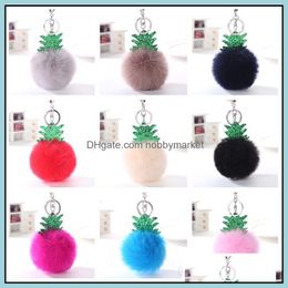 Key Rings Jewellery High Quality Creative Christmas Tree Plush Keychain Aessories Pendant Kr354 Keychains Mix Order 20 Pieces A Lot Drop Deliv