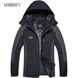 New Spring Autumn Mens Hiking Jackets Male Outdoor Waterproof Windproof Trekking Camping Climbing Fishing Coat Raincoat Outwear Y1109