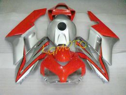 quality motorcycle parts Canada - Free Custom Injection Fairings kit for HONDA CBR1000RR CBR 1000RR 2006 2007 06 07 Bodywork Fairing kits Cowling Motorcycle Parts Cowlings Silver and Red High Quality