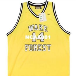 Vintage 21ss #14 Tyrone Bogue Wake Forest Demon deacons College jersey Size S-4XL or custom any name or number jersey