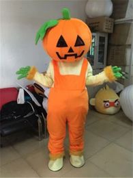 Adult Size Pumpkin Mascot Costume Halloween Christmas Fancy Party Dress Cartoon Character Suit Carnival Unisex Adults Outfit