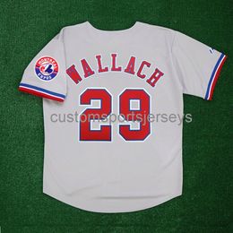 Men Women Youth Embroidery Tim Wallach Mont Expos Road w/ Team Patch Grey Jersey All Sizes