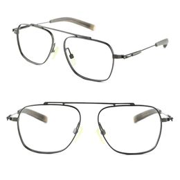 2021 New Fashion Titanium Eyewear Unique Oversized Shapes Male and Female Original Glasses Square Big Frame Eyeglasses LSA105 Unisex Glasses