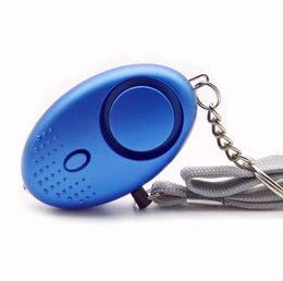 2021new 130db Egg Shape Self Defence Alarm Girl Women Security Protect Alert Personal Safety Scream Loud Keychain Alarms