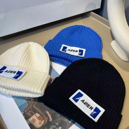 Warm Thick Beanies with Letter Pattern Skull Caps for Man and Women Suitable to Fall Winter Hats