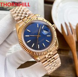 Up-to-Date Buckle Mens watches 40mm Automatic Mechanical Movement Watch Luminous Sapphire Waterproof Self-winding Fashion Wristwatches Gift