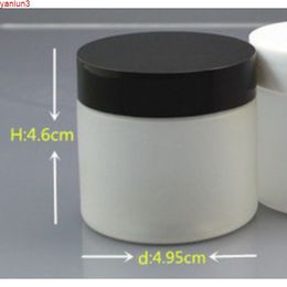 50pcs/lot Wholesale 50g Black Plastic Cosmetic Jar Empty Lotion Container Refillable Eyecream Boxgood qty