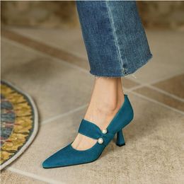 Tacones De Terciopelo Azul Oferta Online | DHgate.com