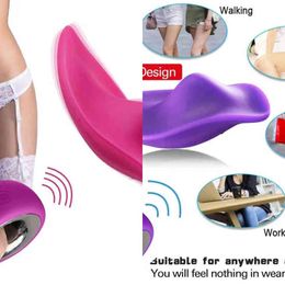 Nxy Vibrators Sex Wearable Panty Vibrator with Wireless Remote Control Panties Vibrating Patterns Clitoral Stimulator Toys for Women Couples 1221
