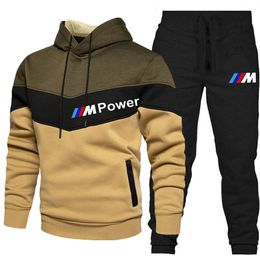 Мода BWM Luxury Car Sportswear 21ss Mens Womens Designers Schoolsuits Tech Flece Костюмы Track Source Coats Зимняя Велоспорт Одежда Толстовка Спортивная одежда