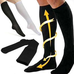 Men's Compression Socks Firm Pressure Circulation Orthopaedic Support Nylon Stockings X0710
