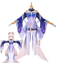 Genshin Impact Sangonomiya Kokomi Outfit Games Cosplay Costumes Y0903